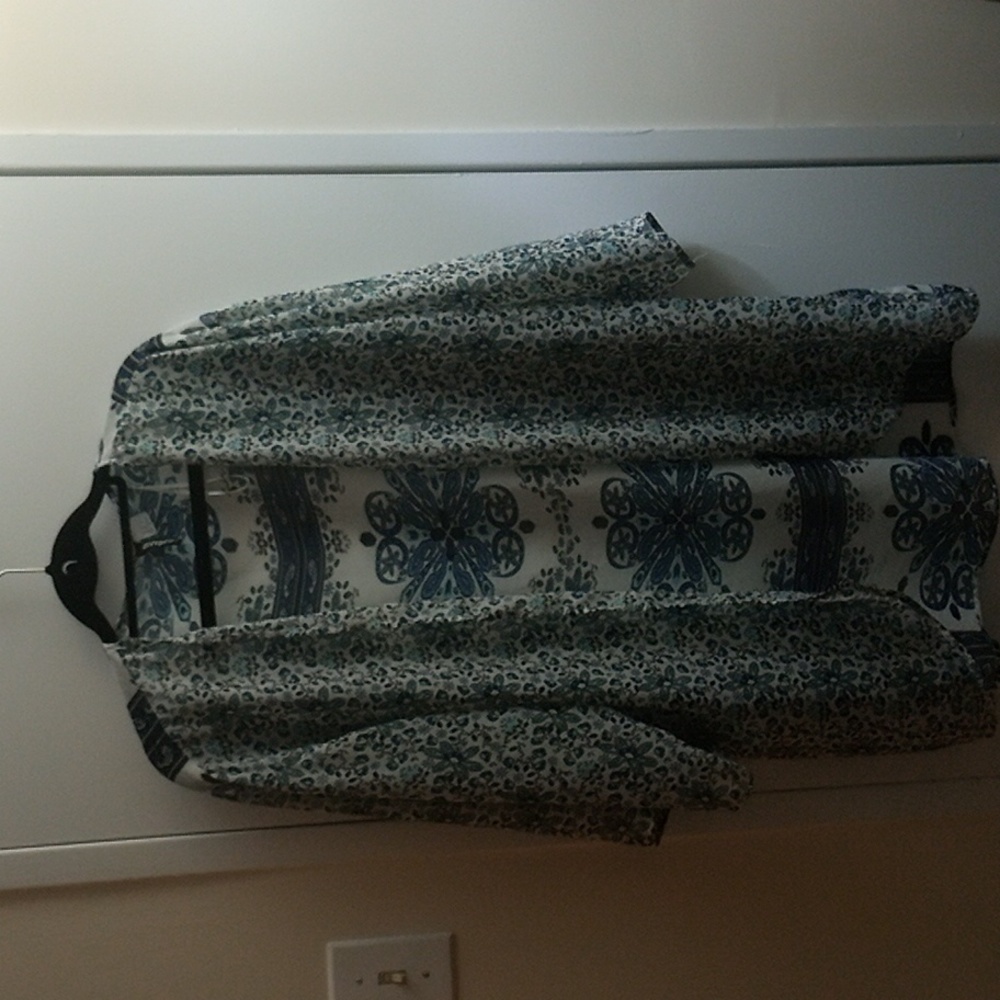 Divided Floral Coverup Size S
